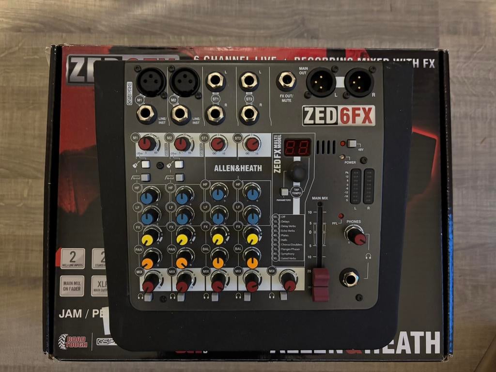 Allen & Heath ZED 6 FX, Ophalen, Zo goed als nieuw