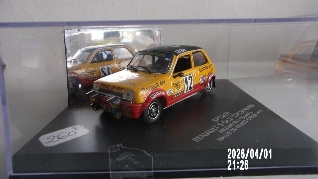 RENAULT 5 Gr2 FREQUELIN M-C 78.1/43 VITESSE LIMITED COM.NEUF, Ophalen of Verzenden, Zo goed als nieuw, Auto, Overige merken