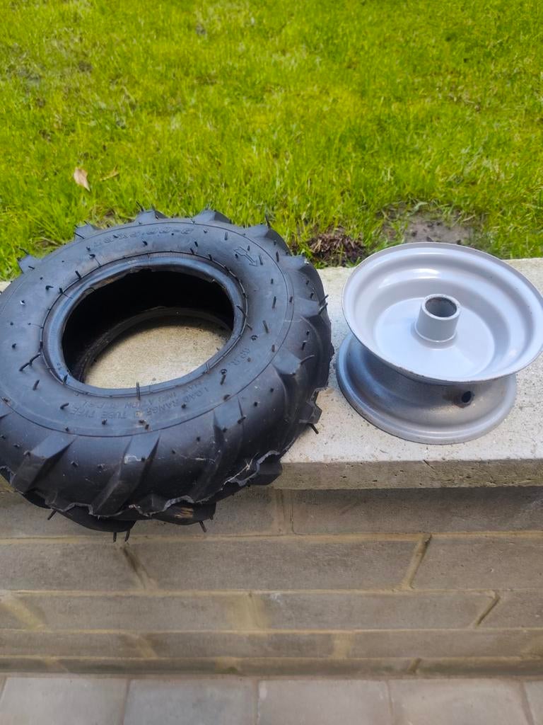 Roues avec jante + pneu 13x5.00-6, Articles professionnels, Enlèvement