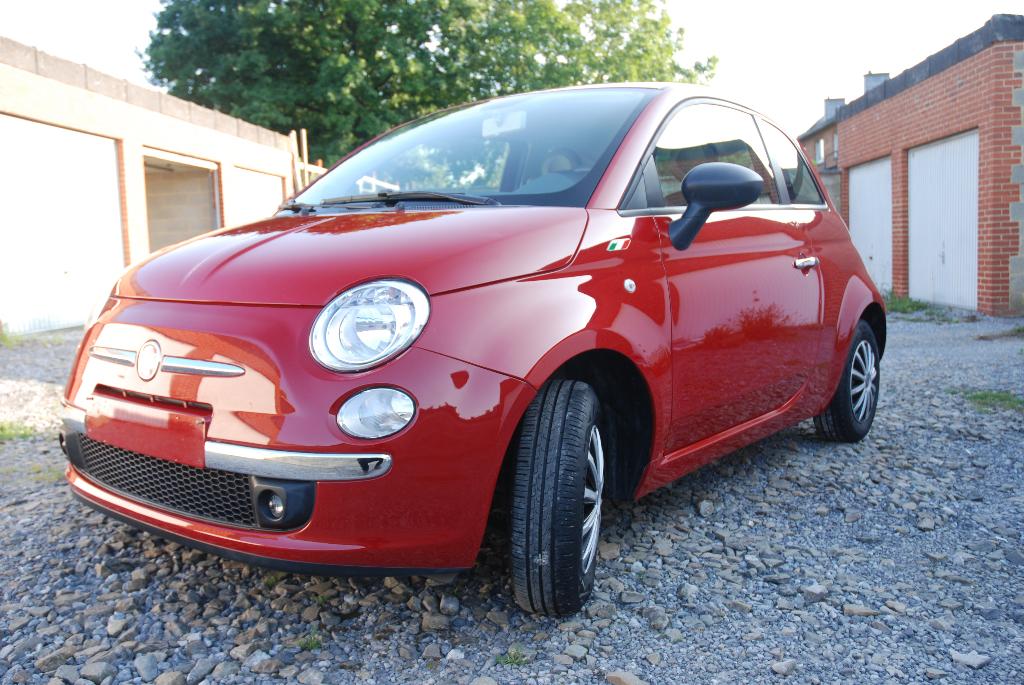 Fiat 500 1.2 Essence 09/ 2011 63 m km Euro 5 51KW 69CH, Autos, Rouge, Euro 5, Achat, Particulier