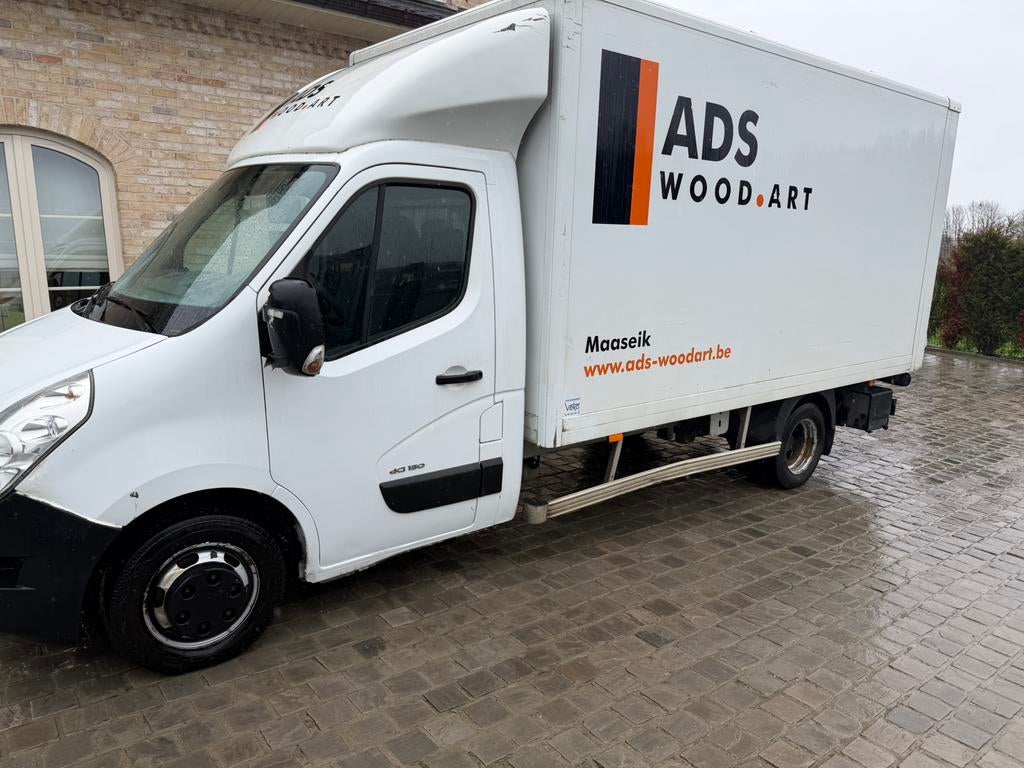 Renault Master 2012, Auto's, Bestelwagens en Lichte vracht, Euro 5, Stof, Zwart, Renault