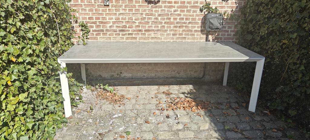 Bristol tuintafel volkeramiek, Tuin en Terras, Tuintafels, Zo goed als nieuw, Rechthoekig, Overige materialen, Ophalen