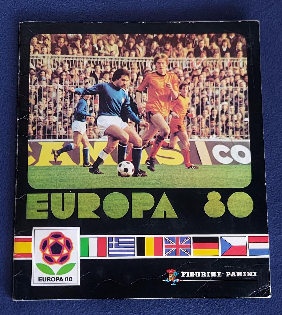 Panini sticker album voetbal ' EK Euro 80 '  -volledig-, Ophalen of Verzenden, Zo goed als nieuw, Meerdere stickers