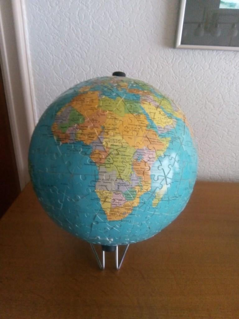 PUZZLE MAPEMONDE, Ophalen, Minder dan 500 stukjes, Gebruikt, Legpuzzel