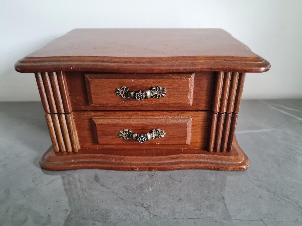 uniek juwelenkistje in de vorm van commode - sieradenkistje, Ophalen of Verzenden