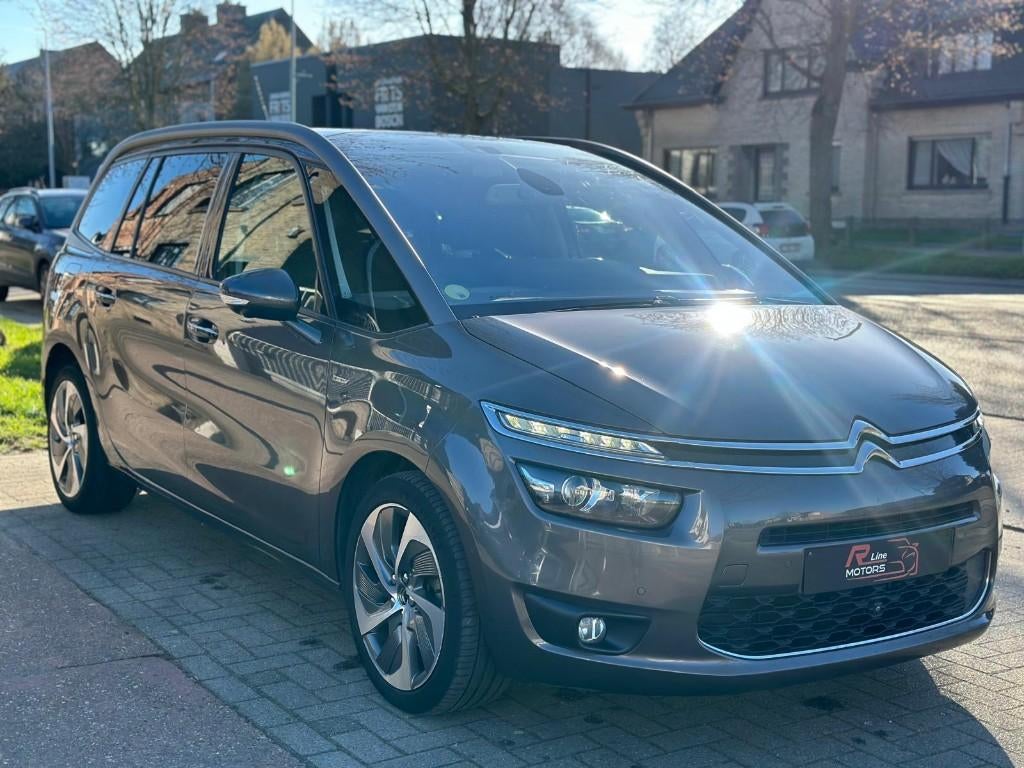 Citroen C4 Picasso - 2.0HDI - Exclusive - 7zit - Automaat, Autos, Cuir, Argent ou Gris, Entreprise, 7 places