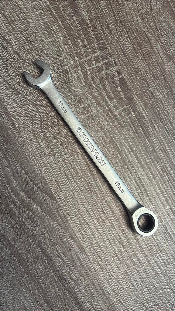 Promat steek-ringsleutel ratel 10, Ophalen of Verzenden, Nieuw