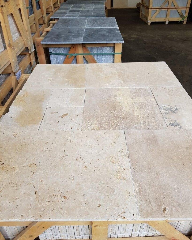 TRAVERTIN TEGELS ANTICATO ROMAANS VERBAND IN DE SALE, Ophalen, Nieuw