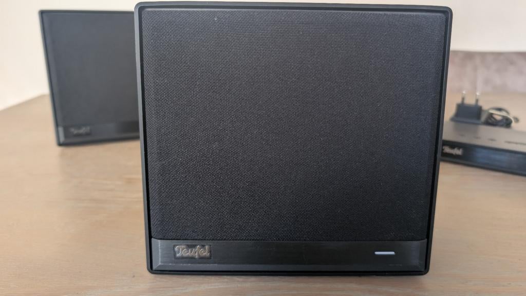 Teufel S One stereo set., Audio, Tv en Foto, Luidsprekerboxen, Overige merken, Ophalen of Verzenden, Zo goed als nieuw, Minder dan 60 watt