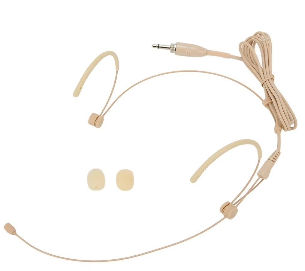 Nieuwe cremekleurige headset voor Sennheiser draadloze micro, Muziek en Instrumenten, Ophalen of Verzenden, Nieuw, Licht