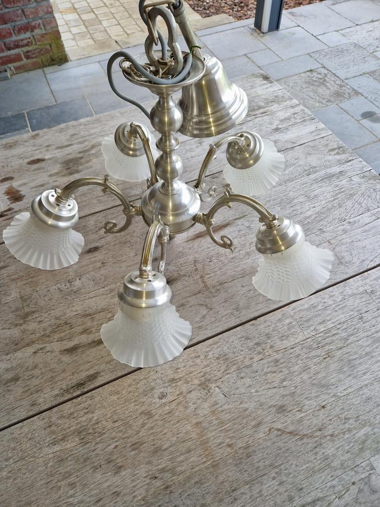 Vintage luster, Huis en Inrichting, Lampen | Kroonluchters, Ophalen
