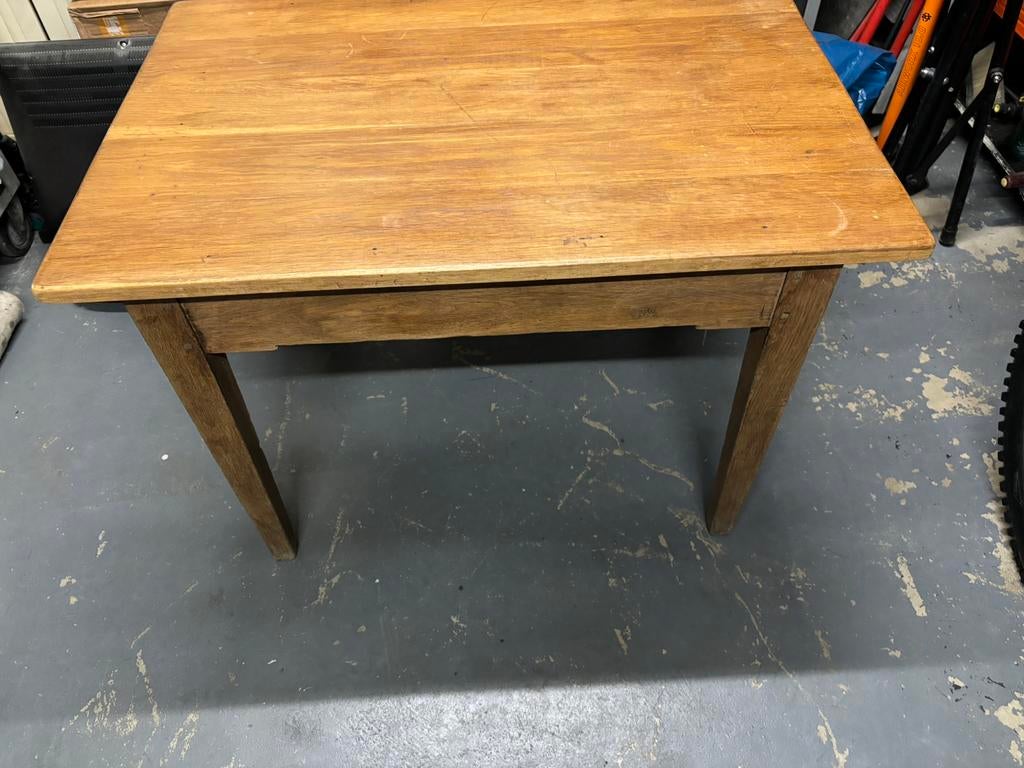 Ancienne table salon chêne 94/64/65, Enlèvement, Utilisé, Chêne