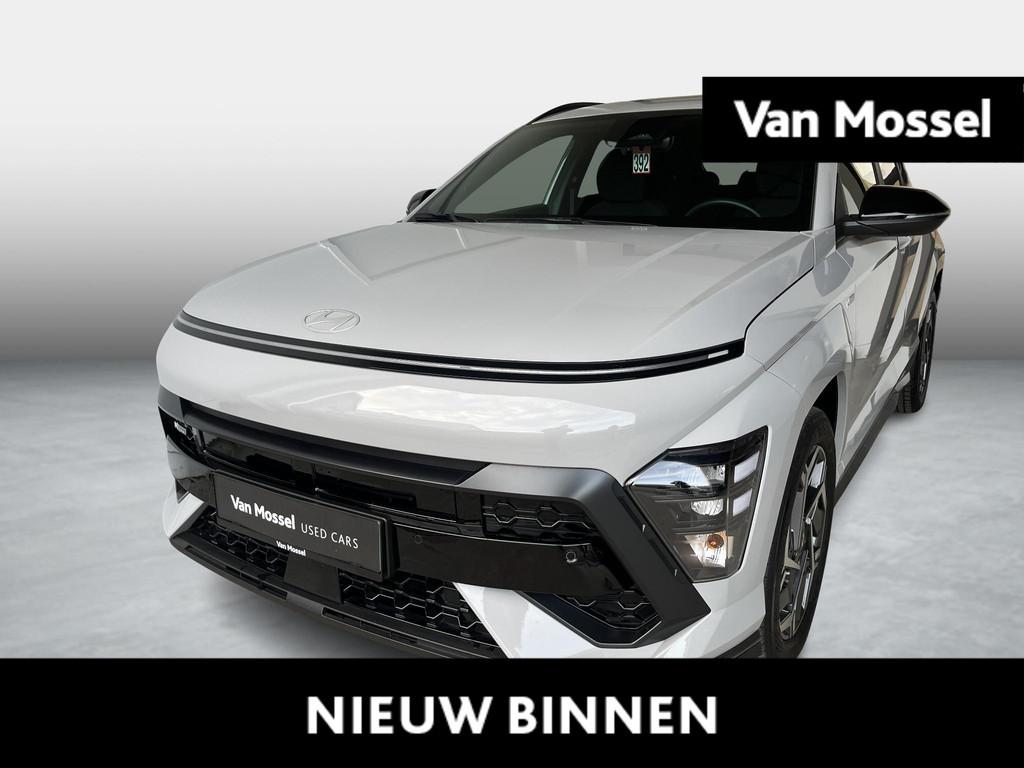 Hyundai Kona 1.6 GDi Hybrid Feel N Line 6-DCT, Auto's, Stof, Gebruikt, 2 kWh, 1600 cc