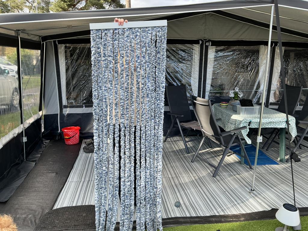 Vliegengordijn 56 cm breed,187 cm hoog, Caravans en Kamperen, Caravanaccessoires, Ophalen, Zo goed als nieuw