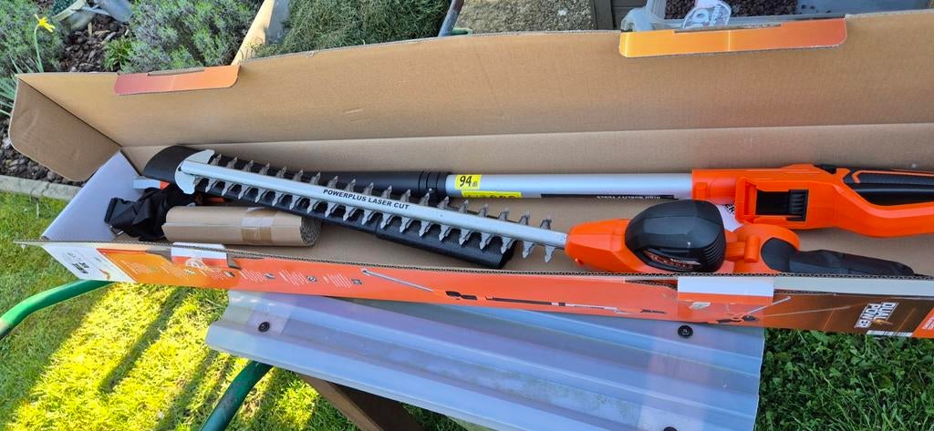 Taille haie télescopique dual power, Enlèvement ou Envoi, Batterie