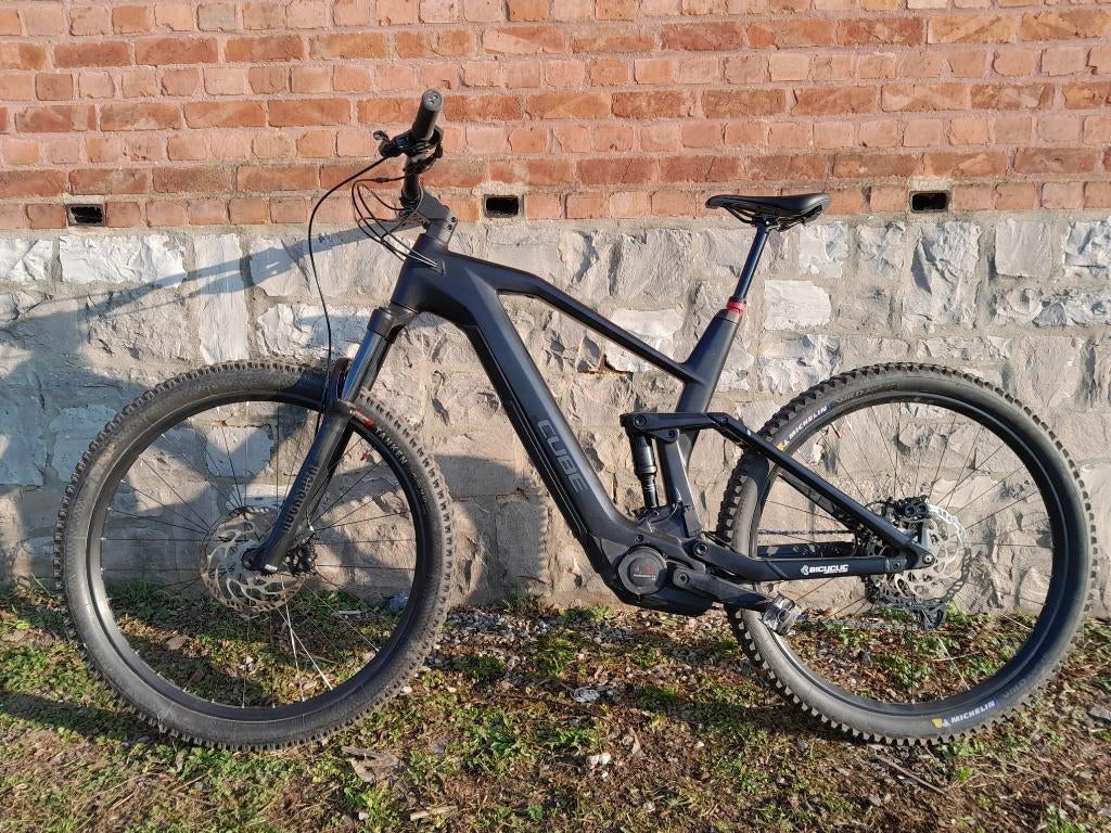 VTT électrique full suspendu, Vélos & Vélomoteurs, 50 km par batterie ou plus, Utilisé, Cube, Enlèvement