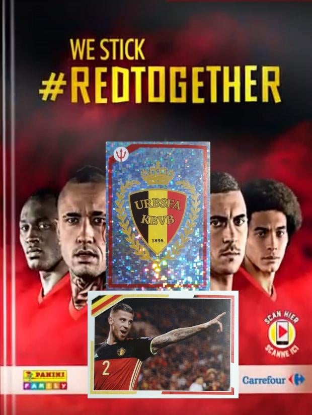 Belgian Red Devils - We stick #redtogether 2018 569 stickers, Neuf, Sport