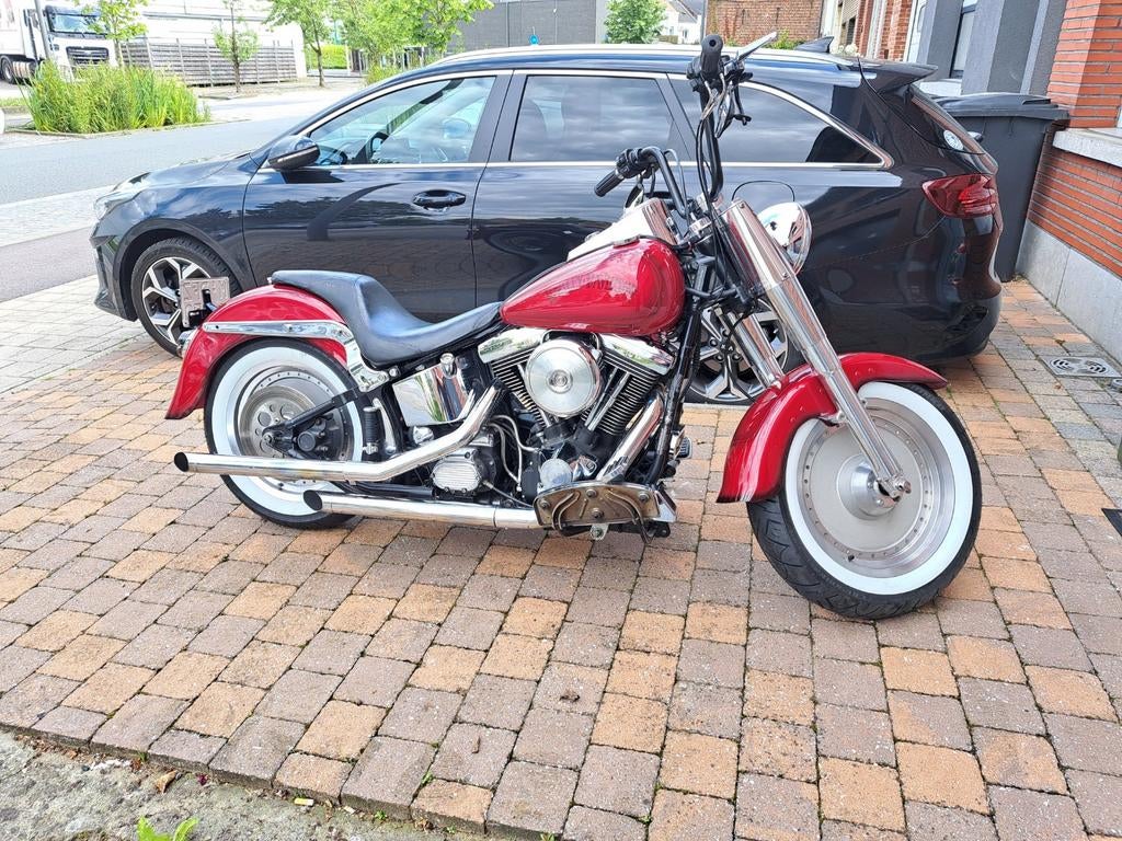 Harley davidson fatboy evo 1999 te koop, Motoren, Particulier