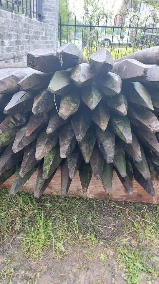 Weidepalen 2,5m, Enlèvement, Utilisé, 250 cm ou plus, Poteaux
