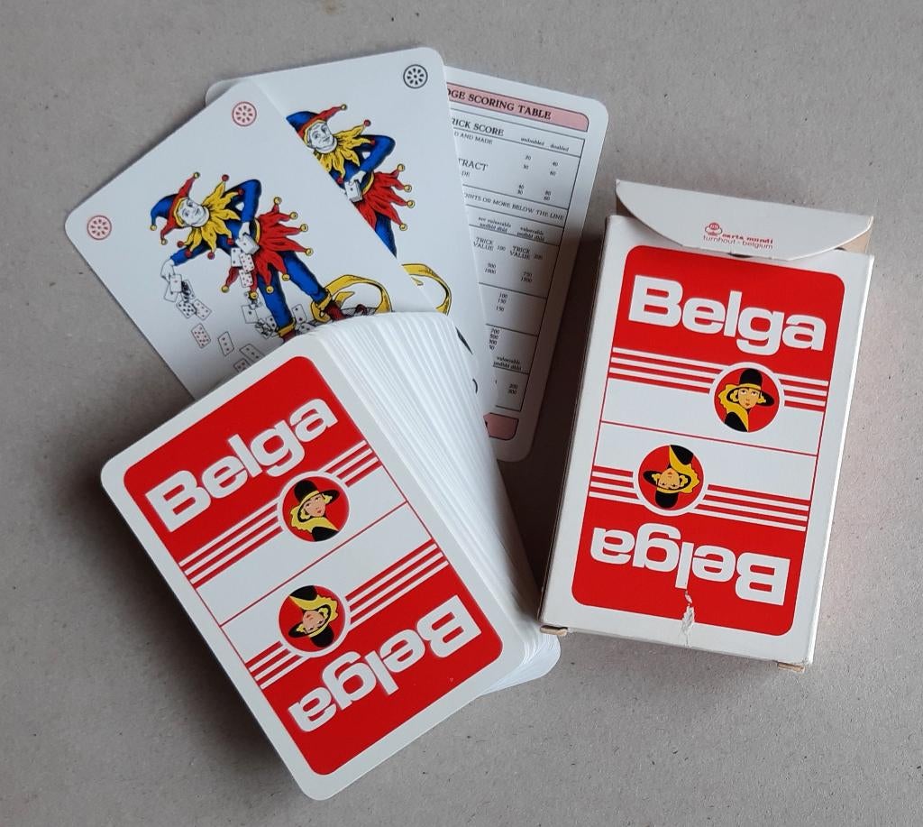 SPEELKAARTEN SIGARETTEN BELGA (2) RECLAME TABAK TABAC., Verzamelen, Speelkaarten, Jokers en Kwartetten, Ophalen of Verzenden, Speelkaart(en)
