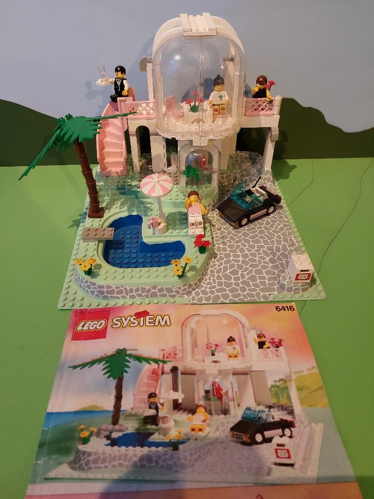 Lego Paradisa 6416 Paradijs aan het zwembad, Kinderen en Baby's, Speelgoed | Duplo en Lego, Gebruikt, Lego, Complete set, Ophalen of Verzenden