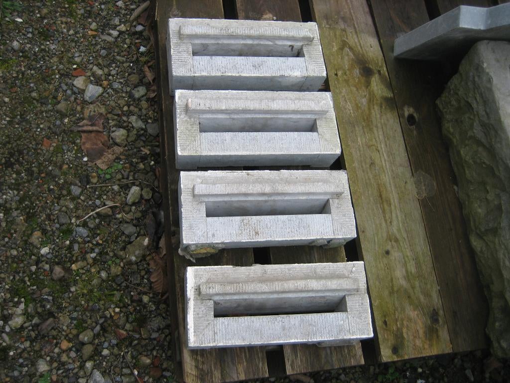 oude arduinen brievenbussen, Tuin en Terras, Ophalen, Gebruikt, Hardsteen, Wandbrievenbus