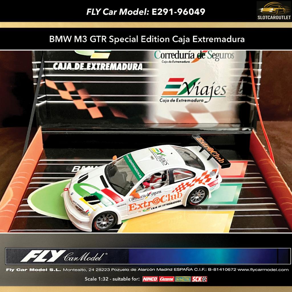 E291-96049 Fly BMW M3 GTR Special Edition Caja Extremadura‼️, Ophalen of Verzenden, Nieuw, Elektrisch