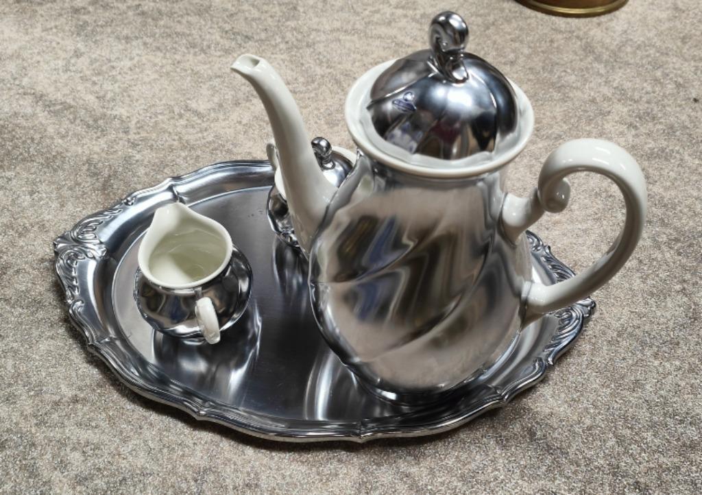 Demeyere servies. Jaren 60. Als nieuw., Ophalen of Verzenden