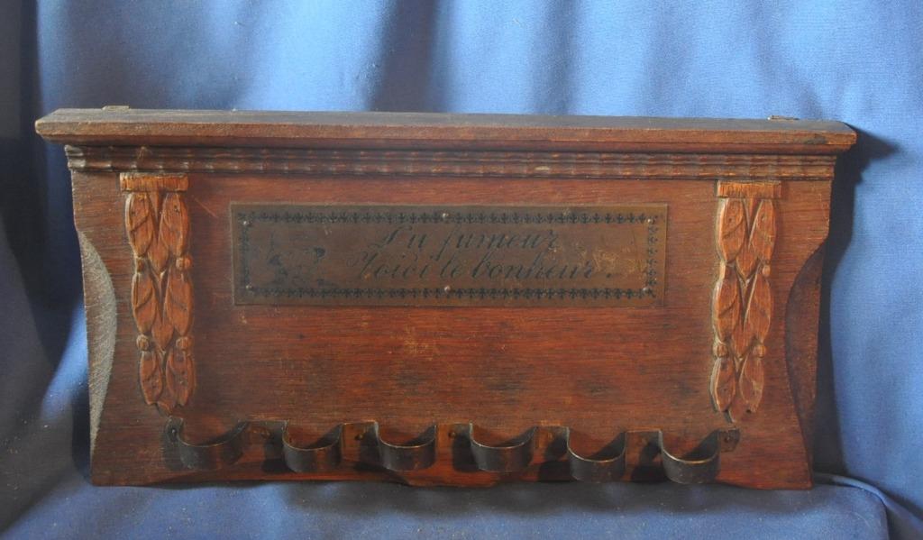 porte pipe mural "du fumeur voici le bonheur", Collections, Enlèvement ou Envoi, Utilisé, Autres types