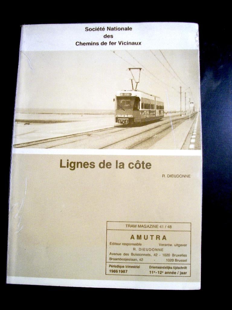 Lignes de la Côte Belge - Tram - Tramway - SNCV, Collections, Enlèvement ou Envoi, Comme neuf, Tram, Livre ou Revue
