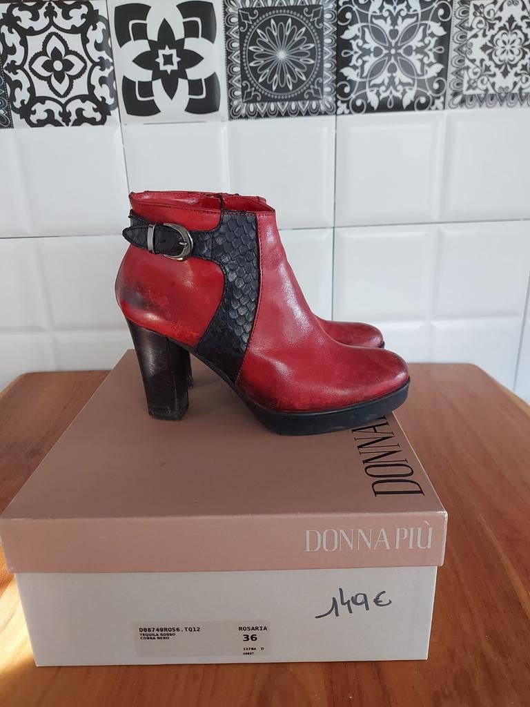 Bottillons cuir Donna Piu P36, Enlèvement ou Envoi, Comme neuf