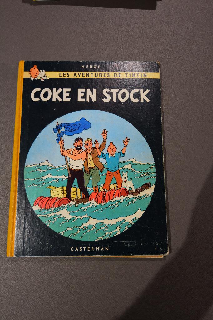 Tintin Hergé EO Coke en Stock, Boeken, Gelezen, Eén stripboek, Ophalen of Verzenden, Hergé
