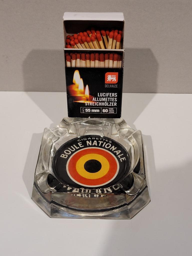 RARE cendrier porte allumettes boule nationale publicitaire, Collections, Enlèvement ou Envoi, Neuf, Autres types