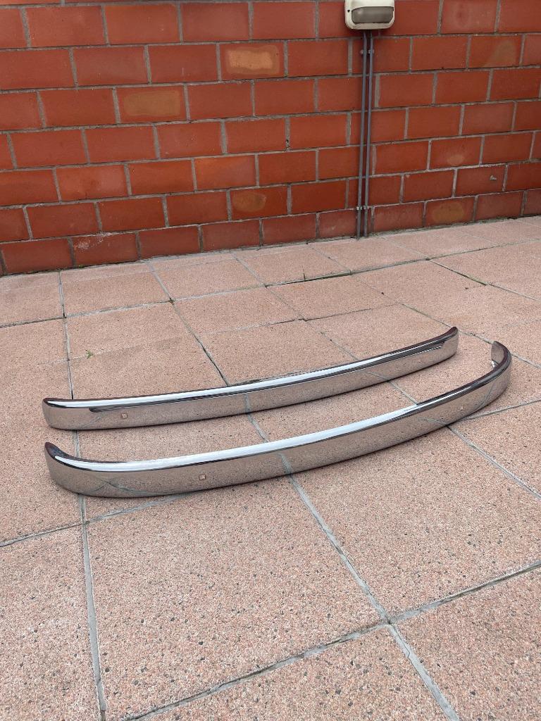 Fiat 500 N / D / F / L / R chrome voor- en achterbumper, Neuf, Pare-chocs, Enlèvement, Fiat