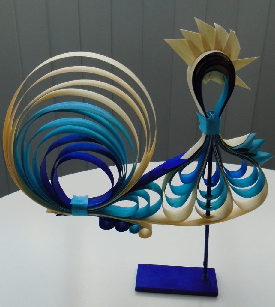 HAAN BLAUW 40 CM HOOG NIEUW, Divers, Pâques, Neuf, Enlèvement ou Envoi