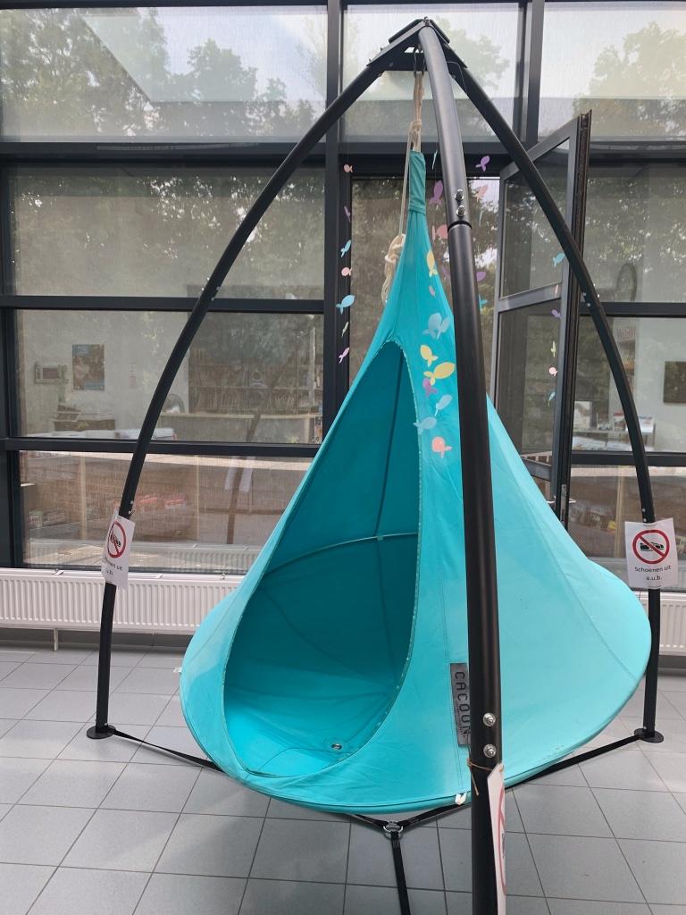 Cacoon hangtent met deur, Jardin & Terrasse, Hamacs, Enlèvement ou Envoi, Pliable, Comme neuf, Multi-personne