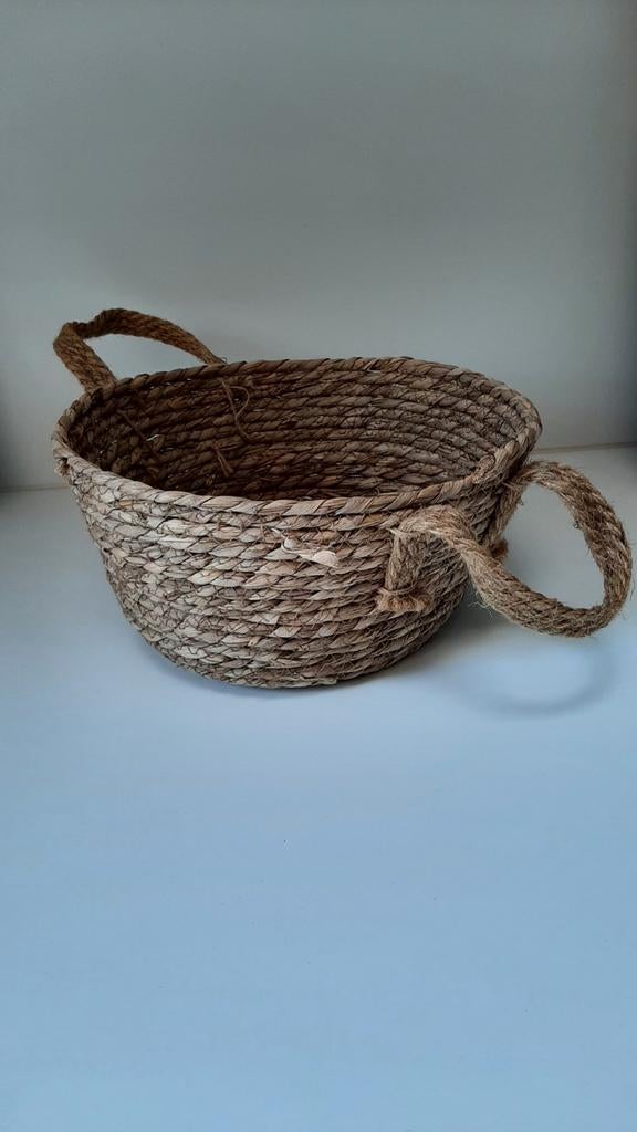 Panier à 2 anses pour déco, cache-pot ou cueillette., Enlèvement ou Envoi, Comme neuf, Panier