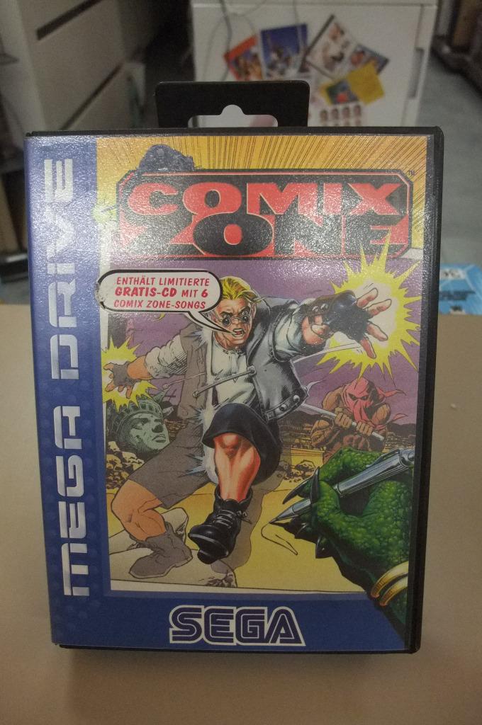 comix zone met muziek cd mega drive, Games en Spelcomputers, Games | Sega, Zo goed als nieuw, Mega Drive, Vechten, Vanaf 16 jaar