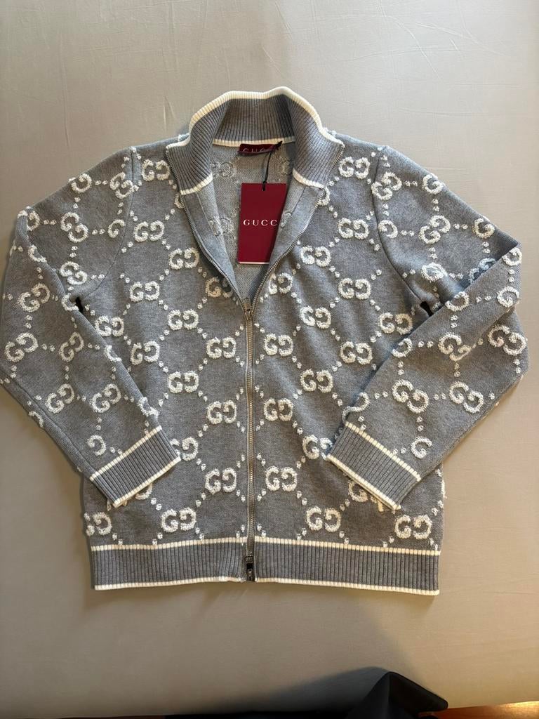 Cardigan gucci, Taille 38/40 (M), Gris, Enlèvement, Porté