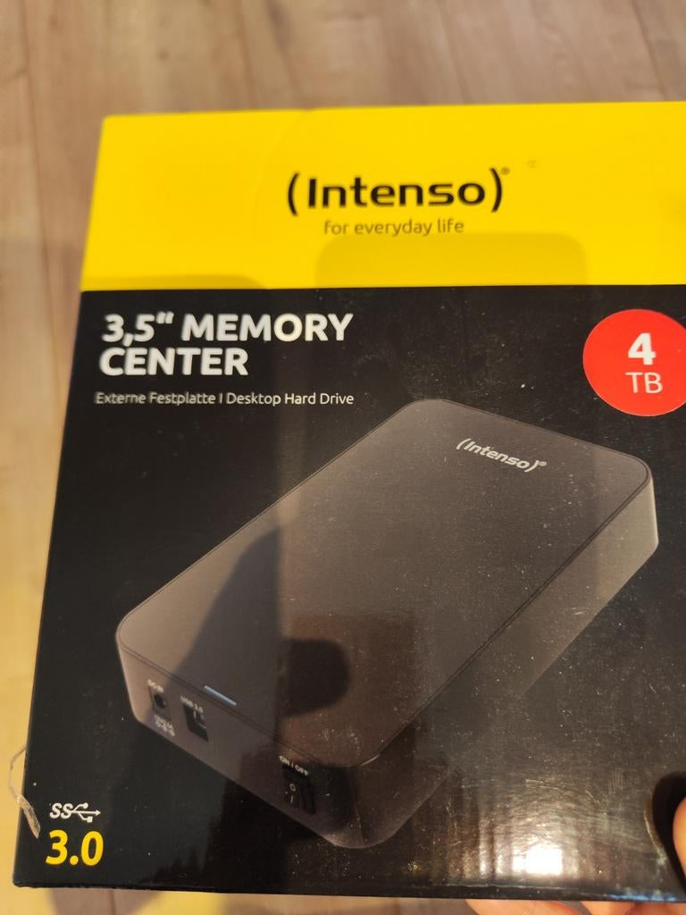 Intenso Memory Center NEUF, Informatique & Logiciels, Disques durs, HDD, Externe, Intenso, Enlèvement