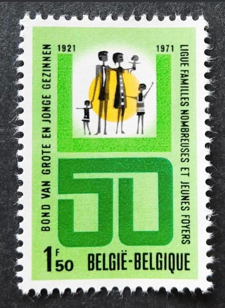 België: OBP 1601 ** B.G.J.G. 1971., Frankeerzegel, Ophalen of Verzenden, Zonder stempel, Postfris