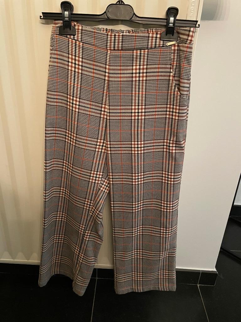 Brede geruite broek Mayoral 162cm, Mayoral, Meisje, Zo goed als nieuw, Ophalen