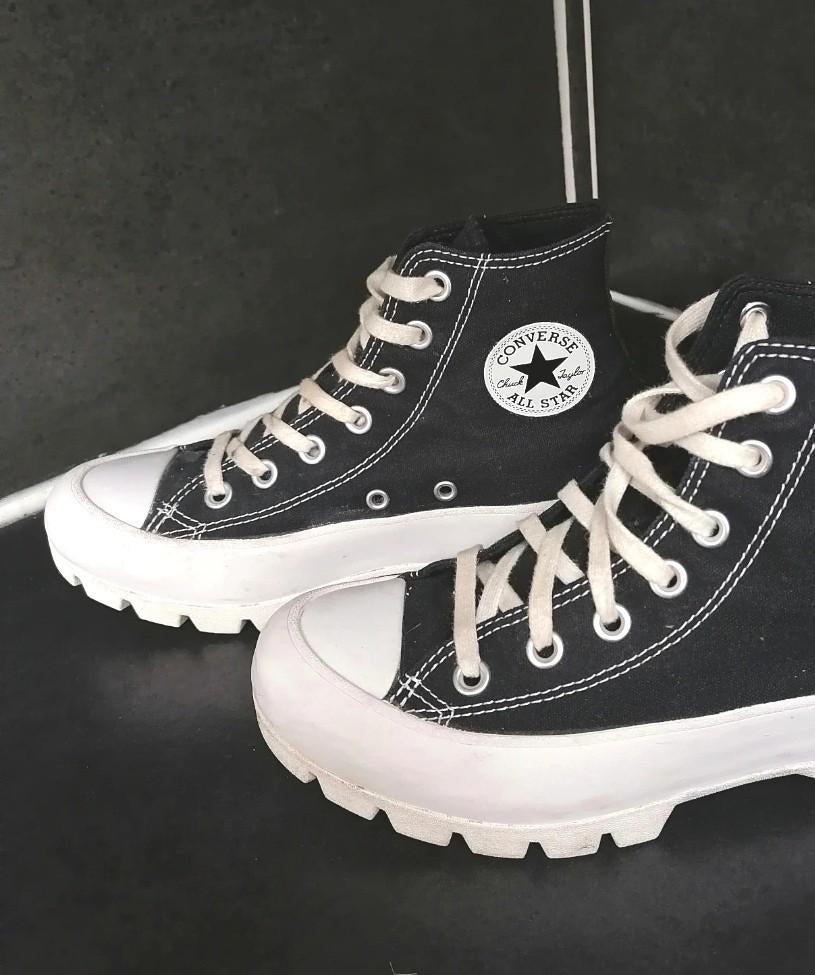 Converse Haute 36, Enlèvement ou Envoi, Comme neuf, Blanc