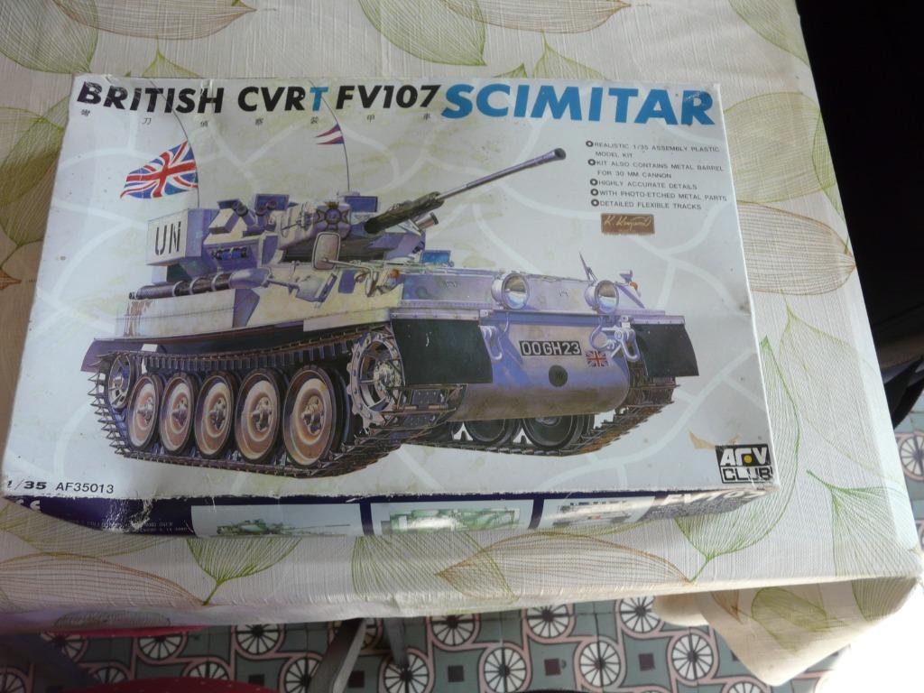 SCIMITAR CVRT FV 107 BELGIAN ARMY 1/35 AFV CLUB, Verzenden, Nieuw, Groter dan 1:32