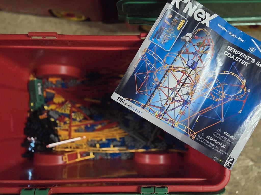 Knex rollercoaster, Ophalen, Gebruikt, K'nex