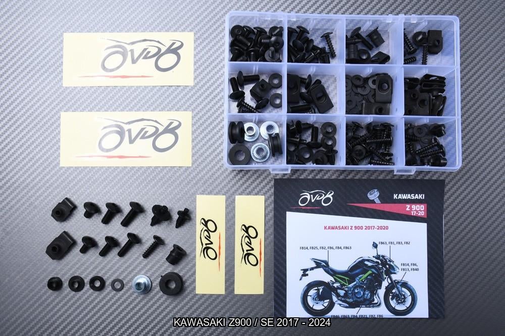 Kit visserie spécifique pour KAWASAKI Z900 / SE 2017 - 2024, Motos, Enlèvement ou Envoi, Neuf