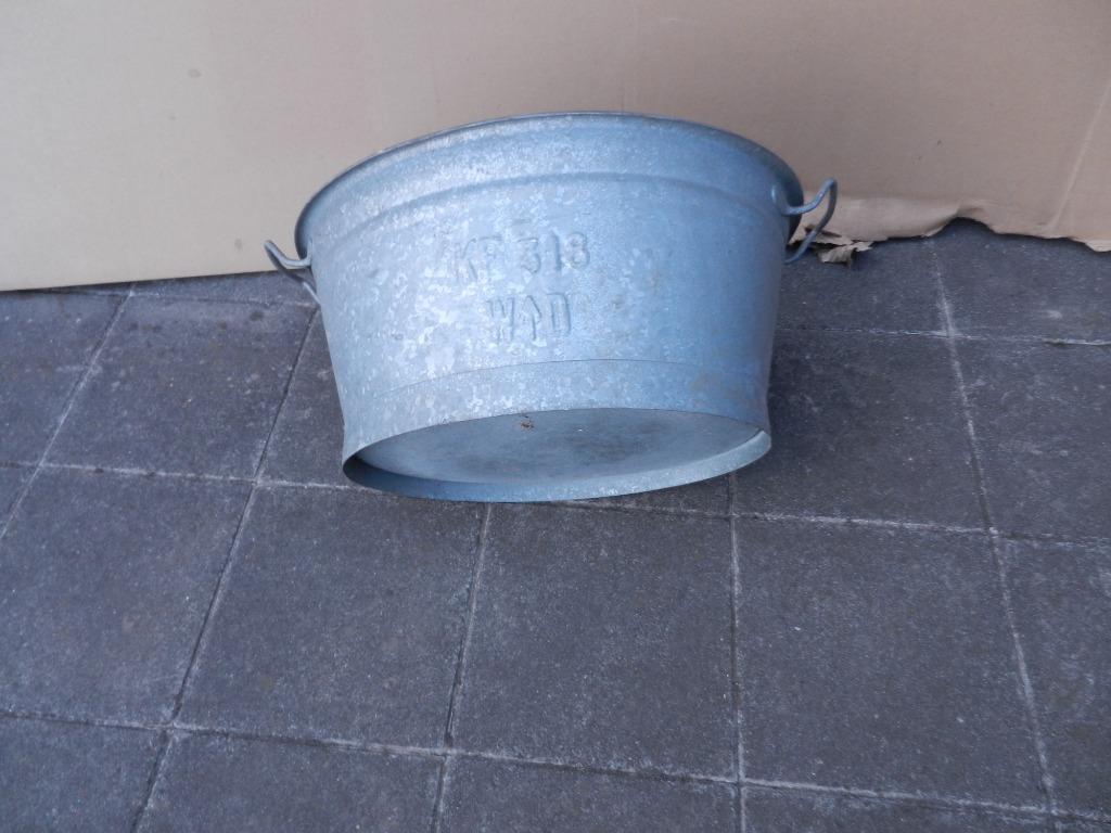 Verzinkte kuip, Huis en Inrichting, Woonaccessoires | Schalen en Manden, Schaal, Ophalen