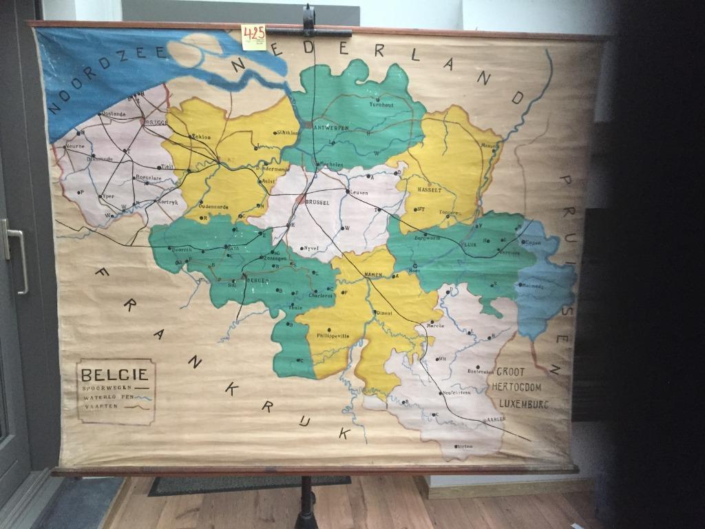 Carte scolaire rétro - Belgique - Carte 425, Enlèvement ou Envoi, Utilisé