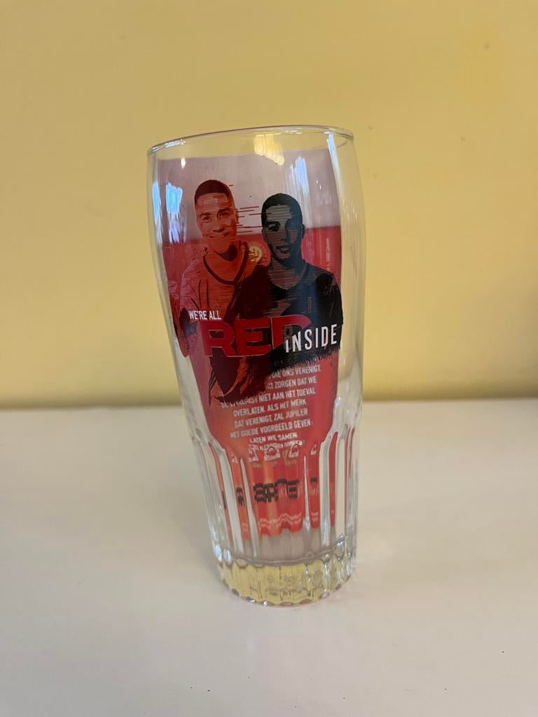 Rode duivels glas 33 cl - 3€/glas, Verzamelen, Ophalen of Verzenden, Nieuw