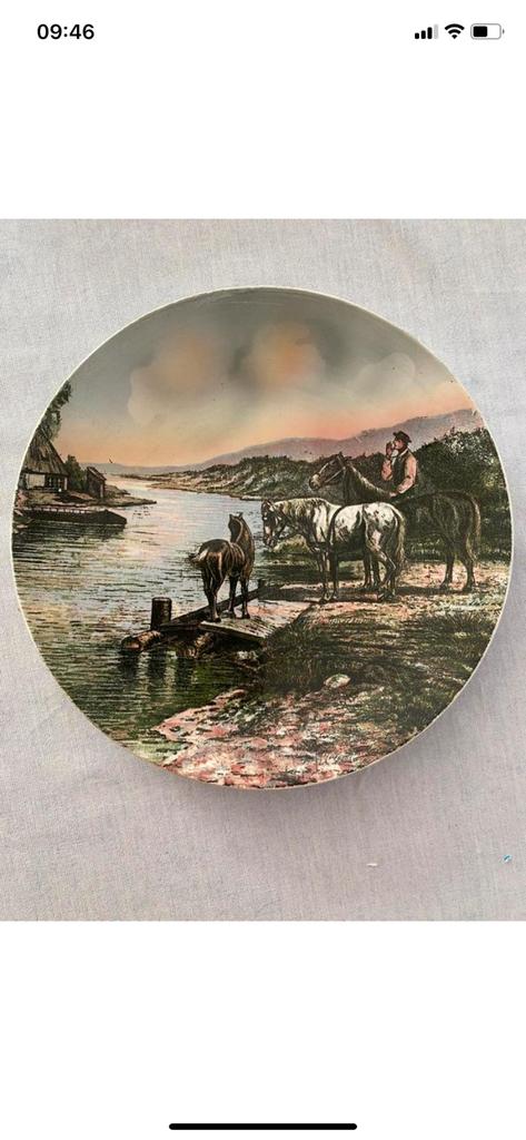 3 assiettes murales en porcelaine de Villeroy & Boch, Enlèvement ou Envoi